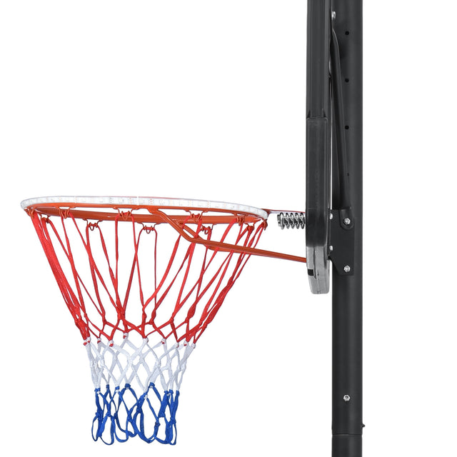 Portable Basketball Hoop Basketball System 4.76-10ft Height Adjustable for Youth Adults LED Basketball Hoop Lights, Colorful lights, Waterproof，Super Bright to Play at Night Outdoors,Good Gift for Kid