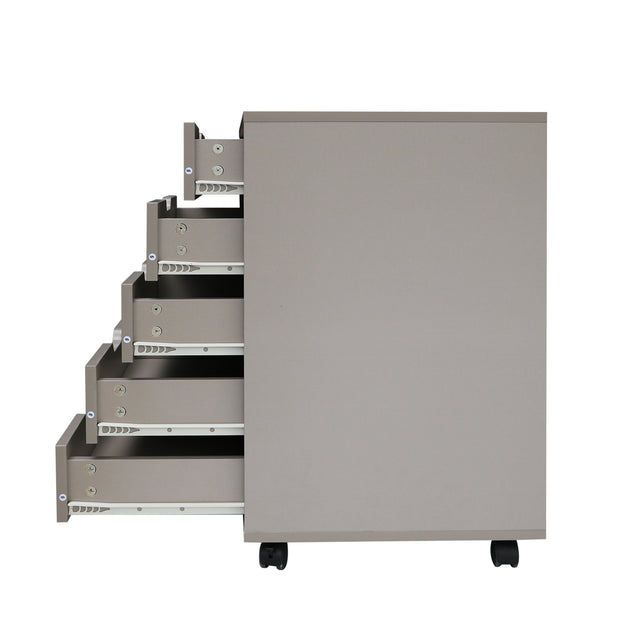 Office pulley movable file cabinet Wooden drawer cabinet Office storage cabinet Low cabinet