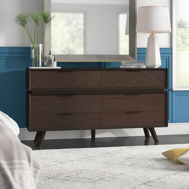 Modrest Roger Mid-century Acacia Dresser