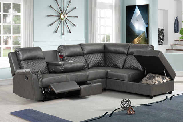 Charlotte Sectional Gray