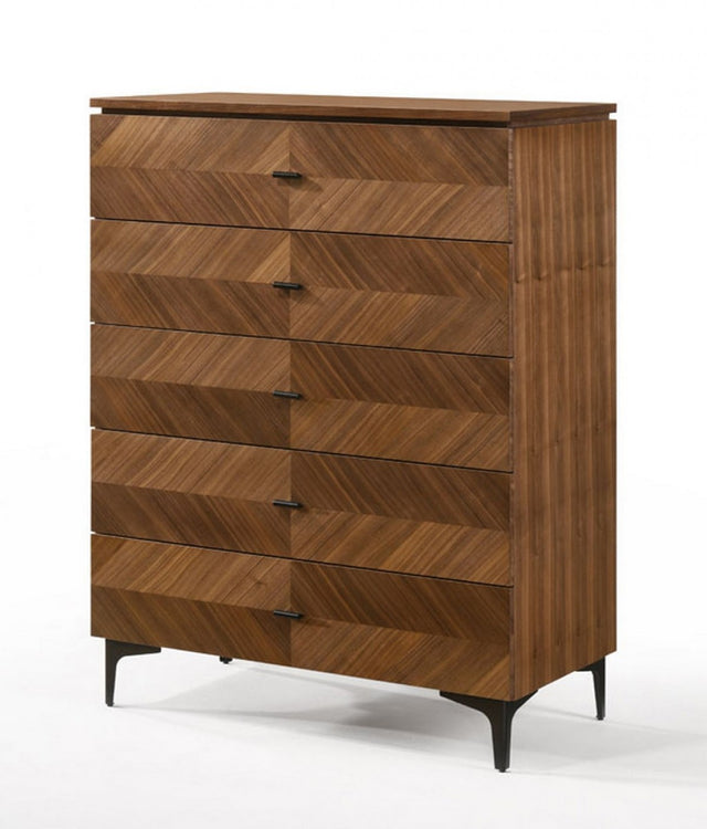 Modrest Paula Mid-Century Walnut Chest