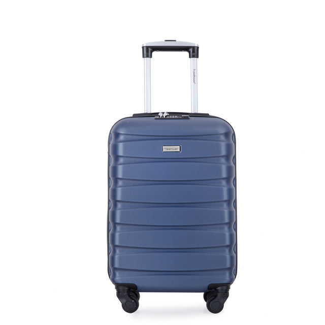 20" Carry on Luggage ABS Lightweight Suitcase, Spinner Wheels, TSA Lock, Blue