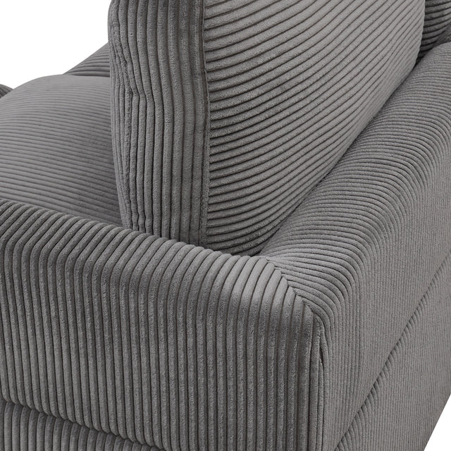U_Style Modular Sectional Sofa with Ottoman L Shaped Corner Sectional for Living Room, Office, Spacious Space