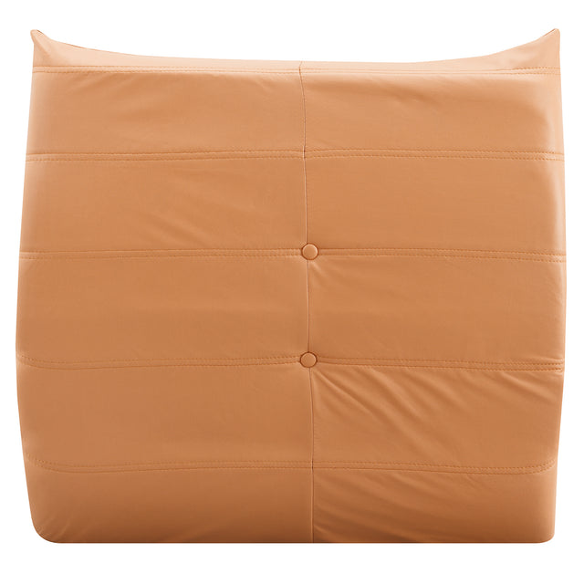 [VIDEO provided] [New] Comfy Oversized Lazy Sofa, Modern Armless Lounge Chair with Backrest Retro Single-Seat , 100% Sponge-Filled Sofa for Living Room, Bedroom, Salon, Office,3 Colors